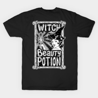 WITCH POTION Front & Back print T-Shirt